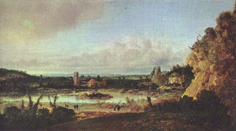 Hercules Seghers Panoramic landscape oil painting image